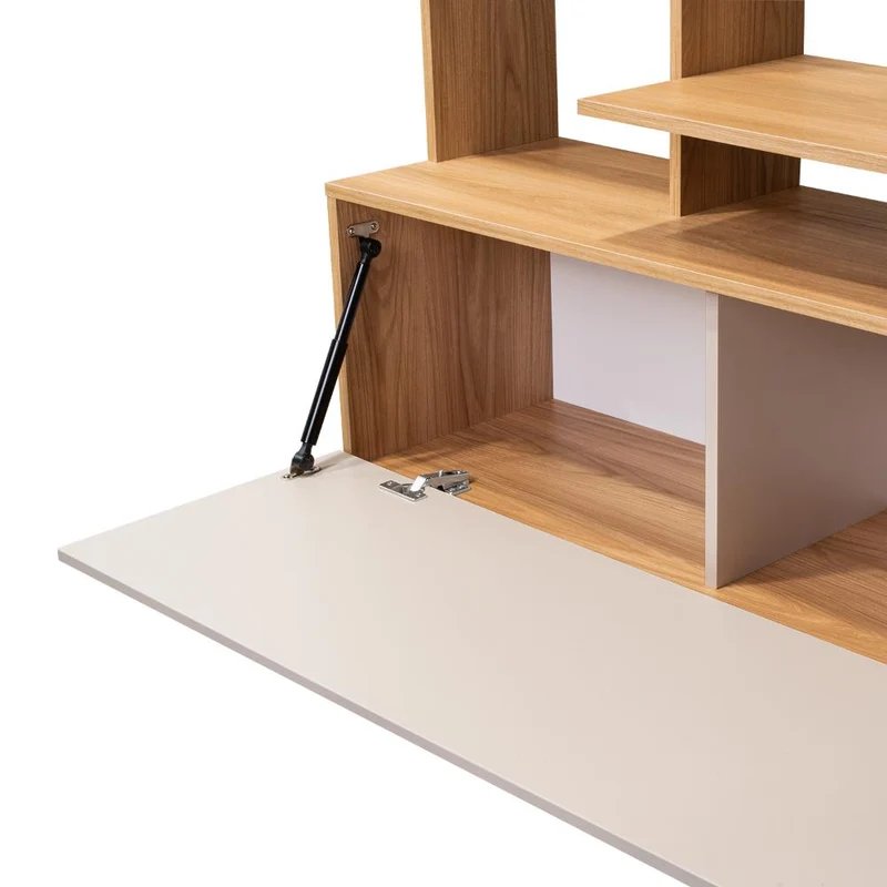 Mesa para TV Nocli, Fresno Europeo y Capri, para Televisor hasta 60 Pulgadas