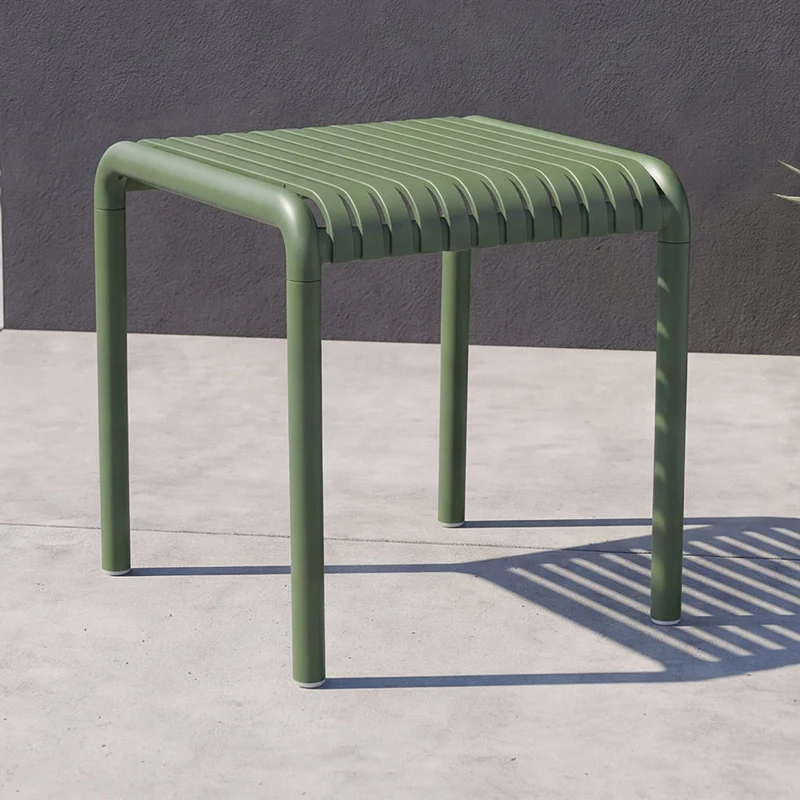 Mesa Lounge Parma, Verde, Pequeña con Diseño Minimalista