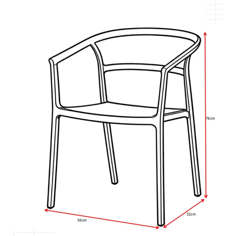 Silla Porto, Negro, con Espaldar Minimalista y Diseño Moderno