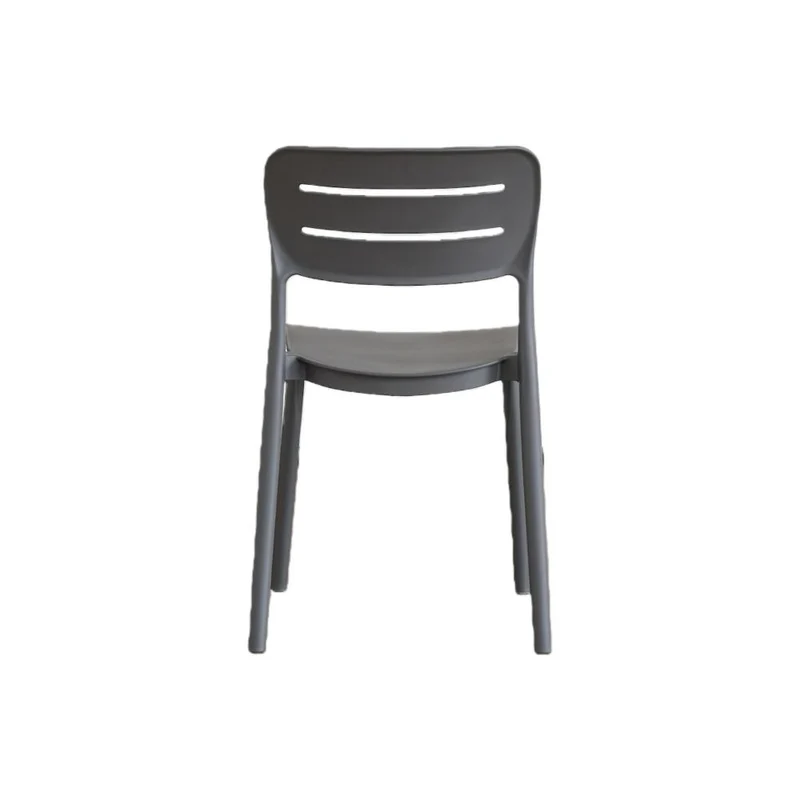Silla Harriman, Gris Oscuro, con Medio Espaldar y Diseño Minimalista