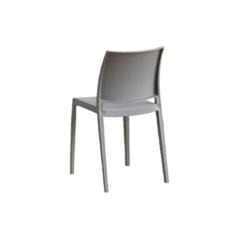Silla Soho, Gris Oscuro, con Espaldar Cerrado y Diseño Minimalista