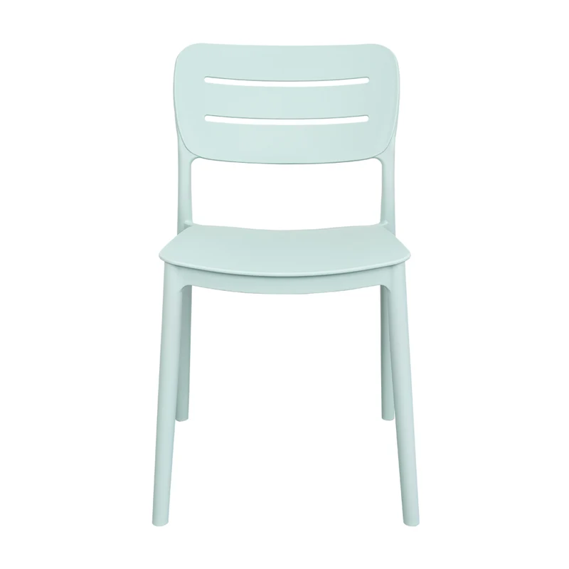 Silla Harriman, Azul Claro , con Medio Espaldar y Diseño Minimalista
