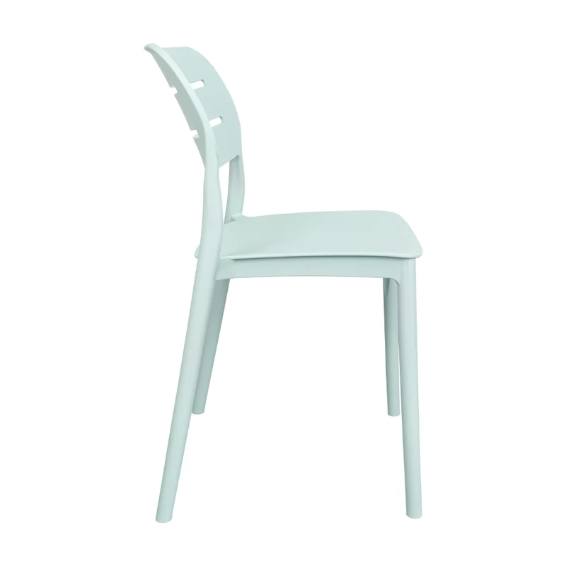 Silla Harriman, Azul Claro , con Medio Espaldar y Diseño Minimalista