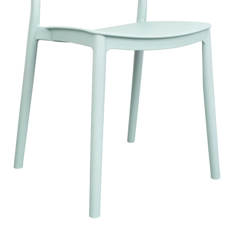 Silla Harriman, Azul Claro , con Medio Espaldar y Diseño Minimalista