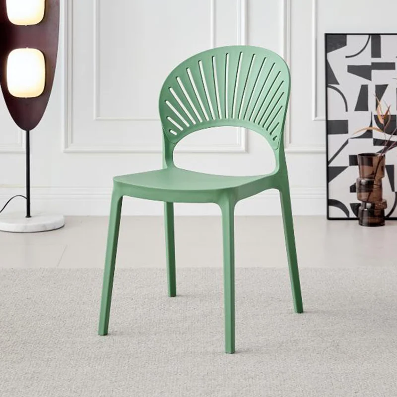 Silla Paraíso, Color Verde Oliva, con Espaldar y Diseño Moderno