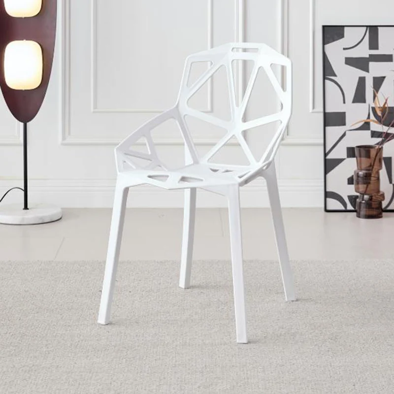 Silla Roxy, Color Blanco, con Espaldar y Diseño Moderno
