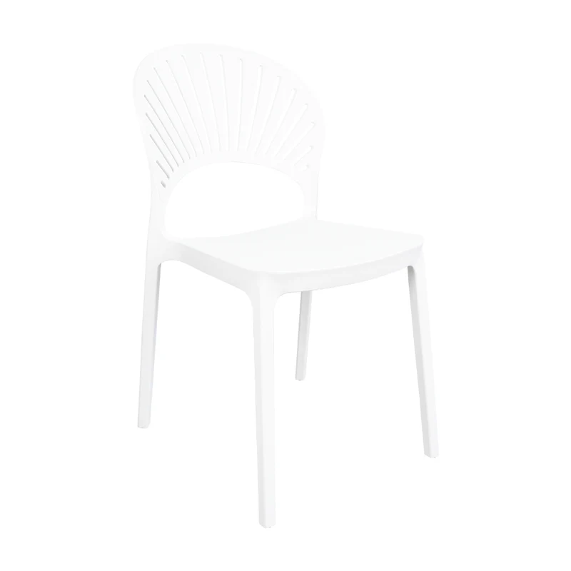 Silla Paraíso, Color Blanco, con Espaldar y Diseño Moderno