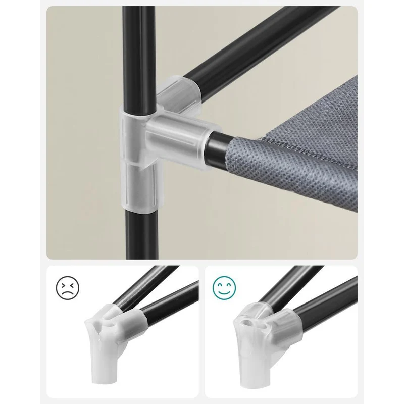 Clóset Portátil Zapatero Miek, Gris 27 Pares