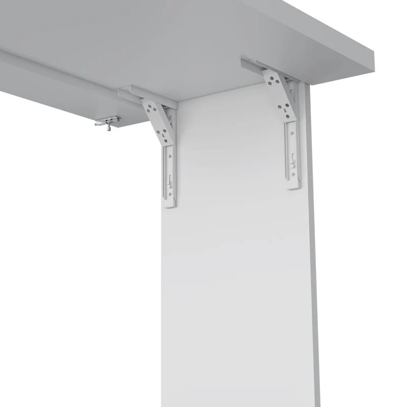 Mesa Auxiliar Vetta, Blanco, para Empotrar a la Pared y Amplia Superficie ZF