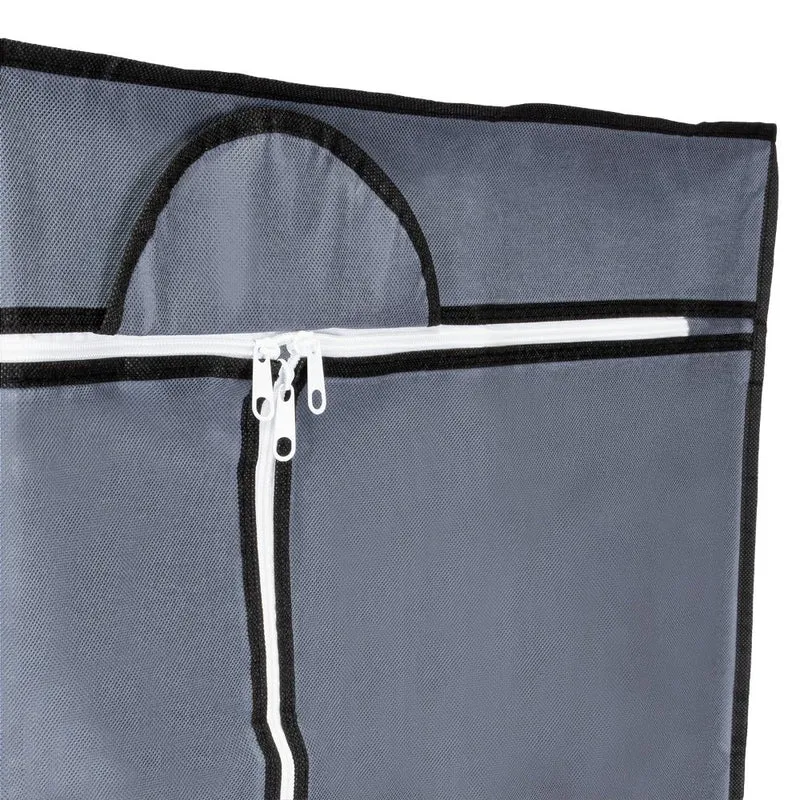 Clóset Portátil Jeasken, Gris, Variedad de Entrepaños en Tela