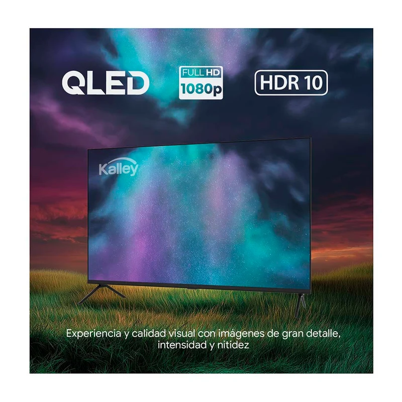 Televisor Kalley 32 Pulgadas QLED FHD Smart TV Google 32GQ200