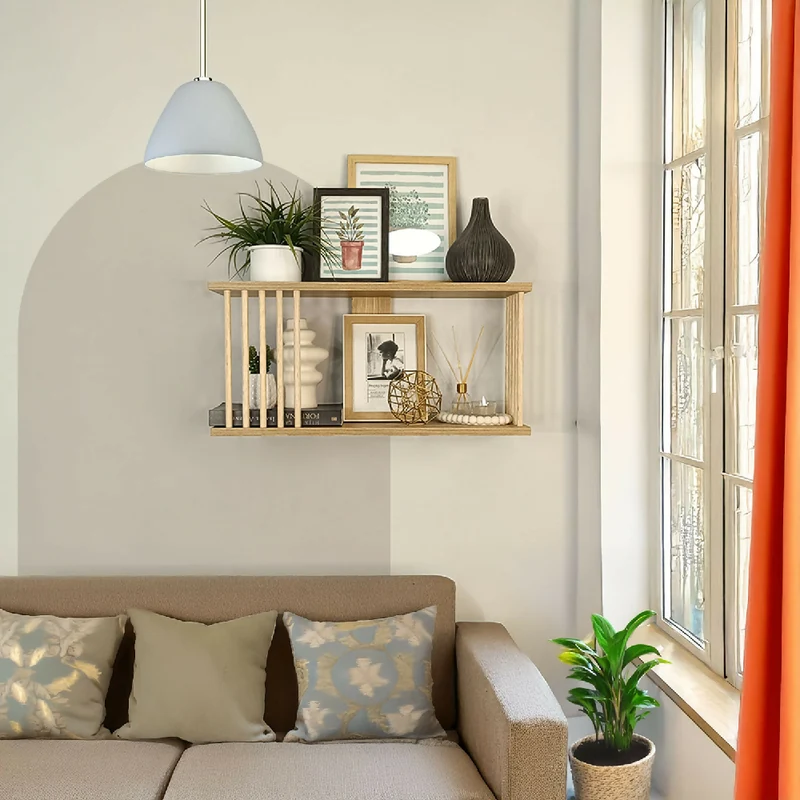 Repisa Oasis Madera Natural