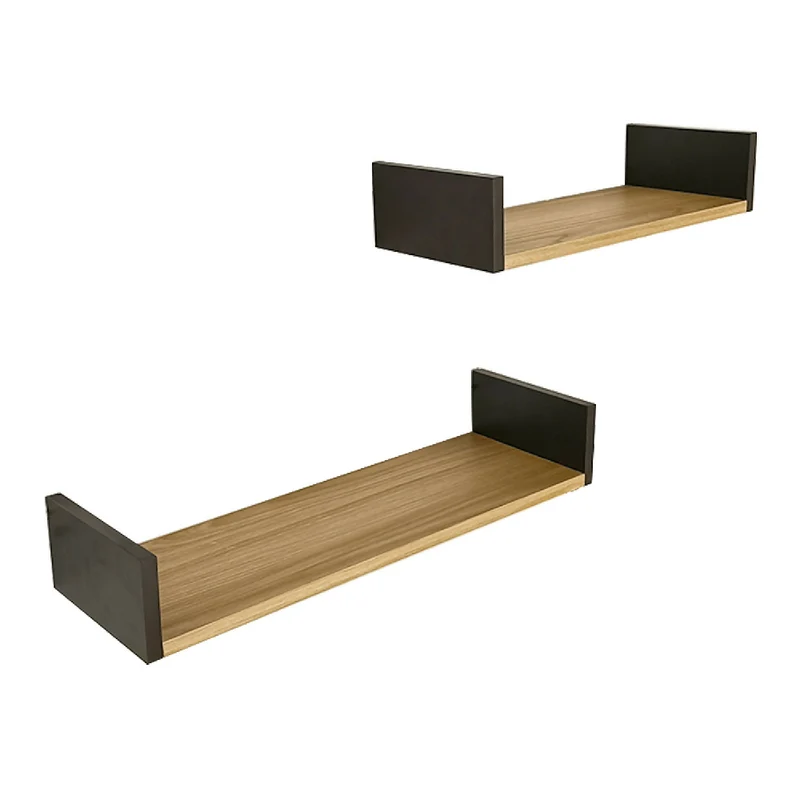 Combo X2 Repisas Toscana, Negra