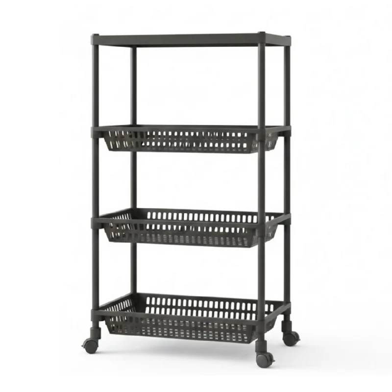 Carrito Organizador 4 Niveles con Ruedas Multiusos YH6710-4A