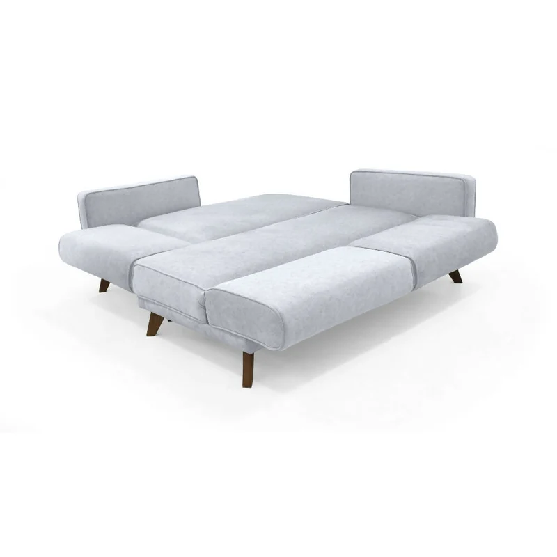 Sofá Cama en L Chelsea Izquierdo 265x160x76 Tela Plata