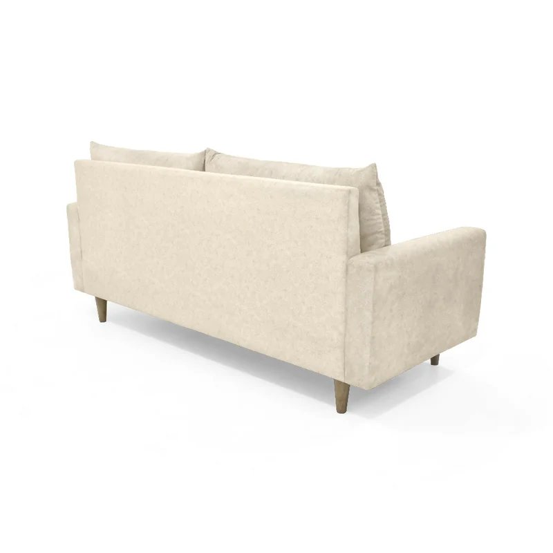 Sofá Louisiana 3 Puestos 195x81x93 Tela Beige
