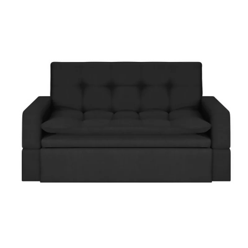 Sofá Cama Ethel Tela Negro