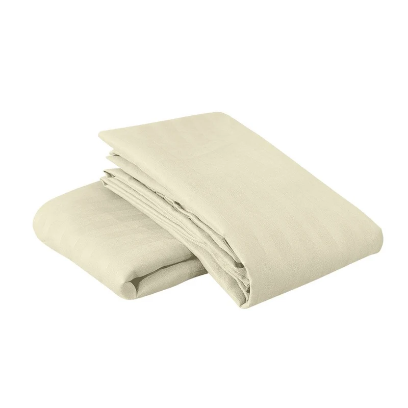 Funda de Almohada Hotelero Lencería, Color Beige