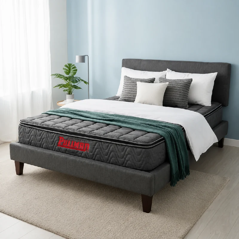 Colchón Orthopack BTU Mohnblatt 200X200 King, Color Gris