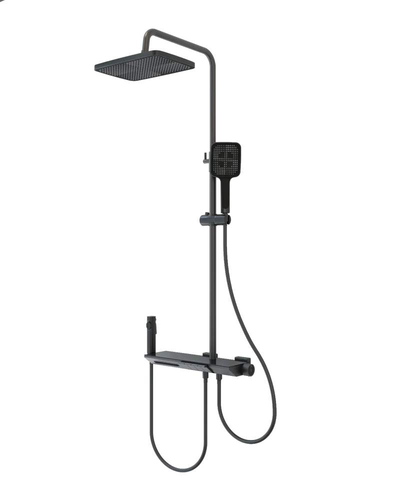 Columna de Ducha Luxe Gun Grey