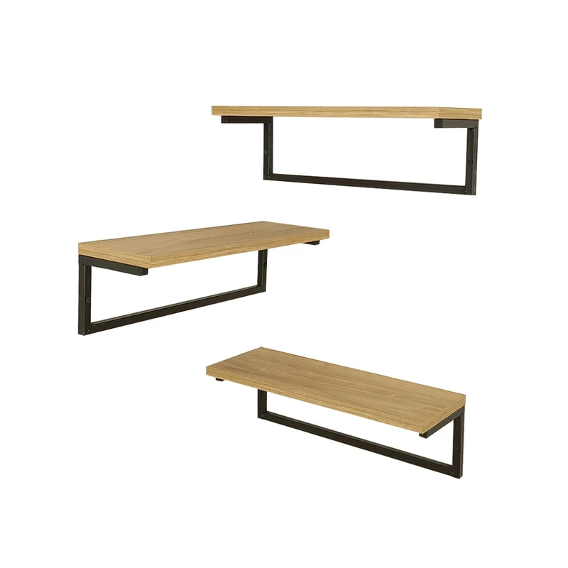 Set x3 Repisas Elia, Café Claro