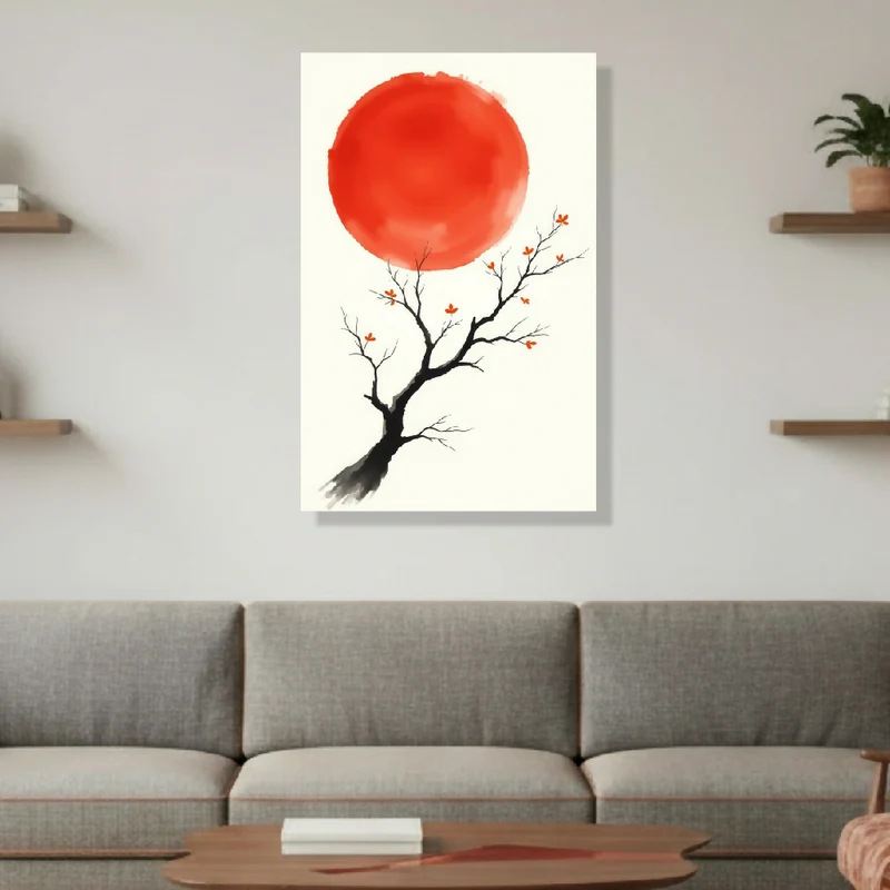 Lienzo Canvas Cuadro Sombra del Amanecer Oriental 93x60cm