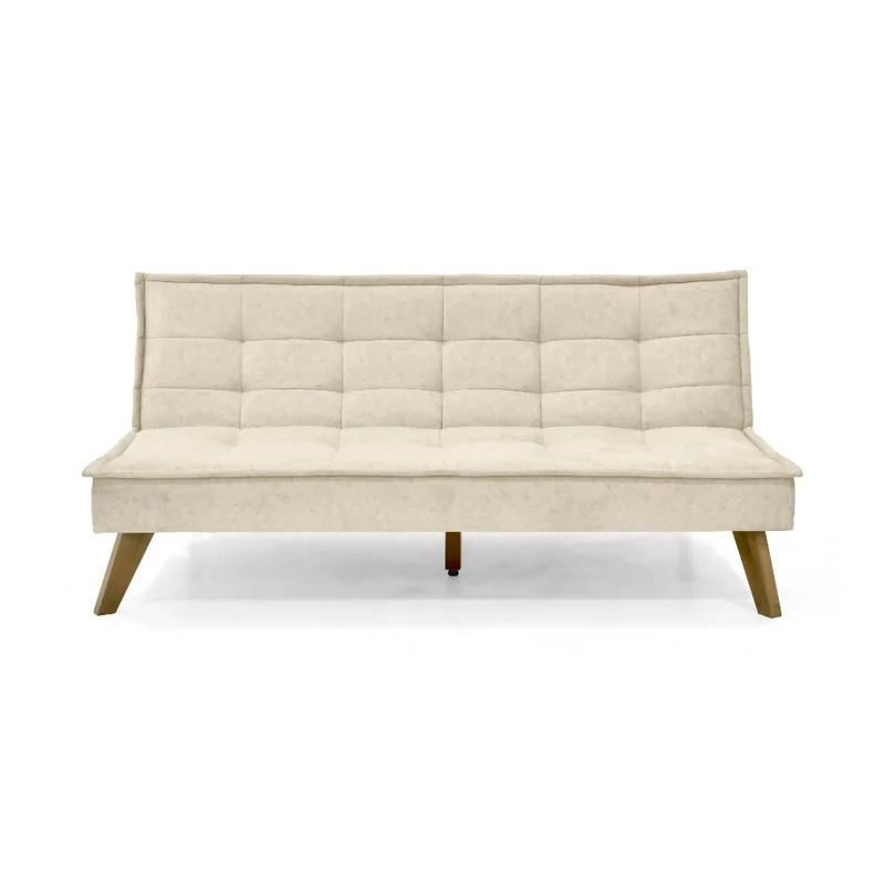 Sofá Cama Morrison 174x100x80 Reclinable Tela Beige