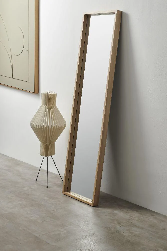 Espejo de Cuerpo Entero Madera Pino 150x40 cm de Piso