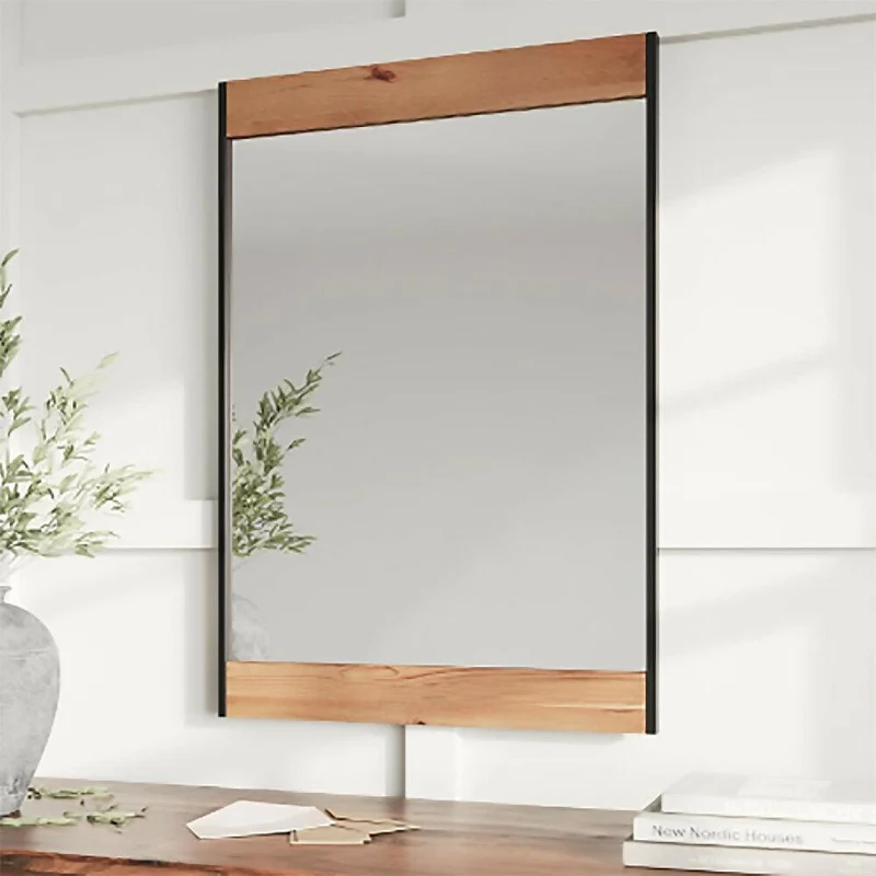Espejo Fresh 65x60x2cm MDF/vidrio Natural
