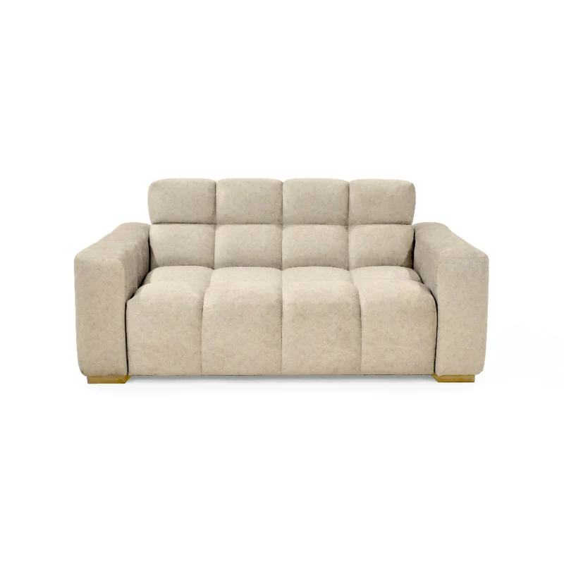 Sofá Miami 2 Puestos 171x88x81 Tela Beige