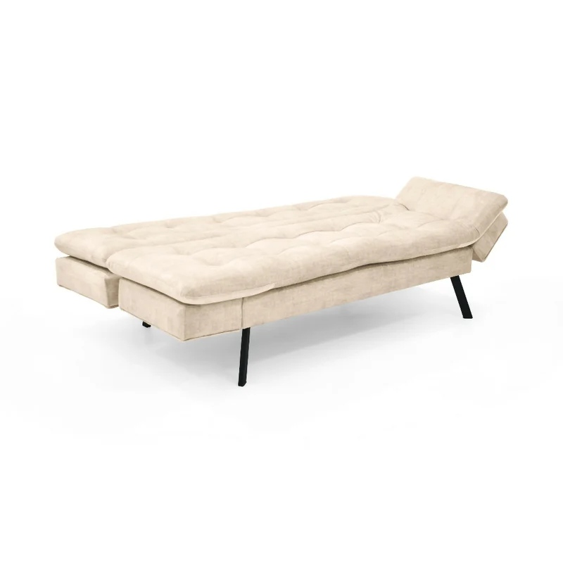 Set de Sala con Sofá Milán Tela Beige con Poltrona Sibu Tela Salmón y Mesa Centro Ark Macula