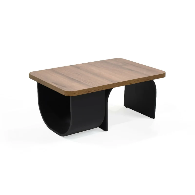 Set de Sala con Sofá Milán Tela Beige con Poltrona Sibu Tela Salmón y Mesa Centro Ark Macula