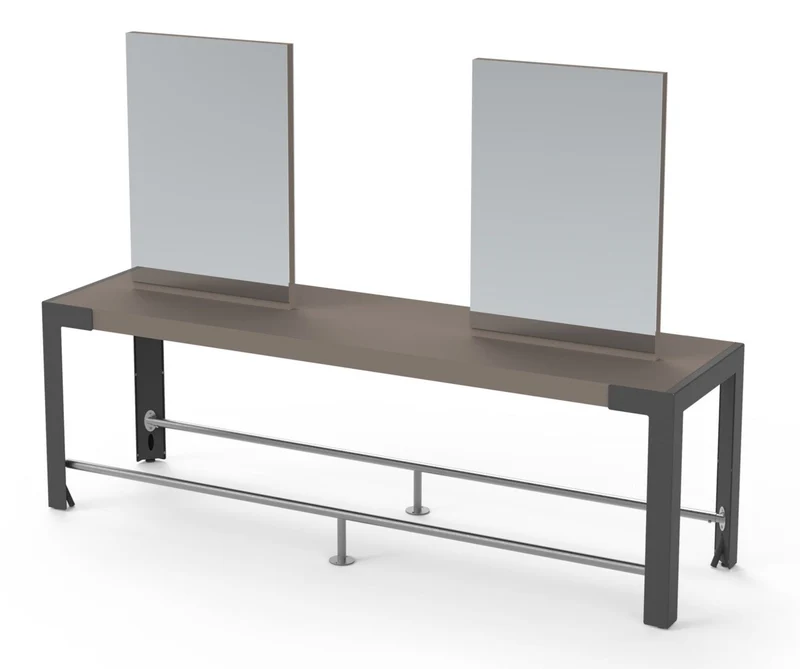 Salondesign 4er Arbeitsplatz Frame 4er Platz