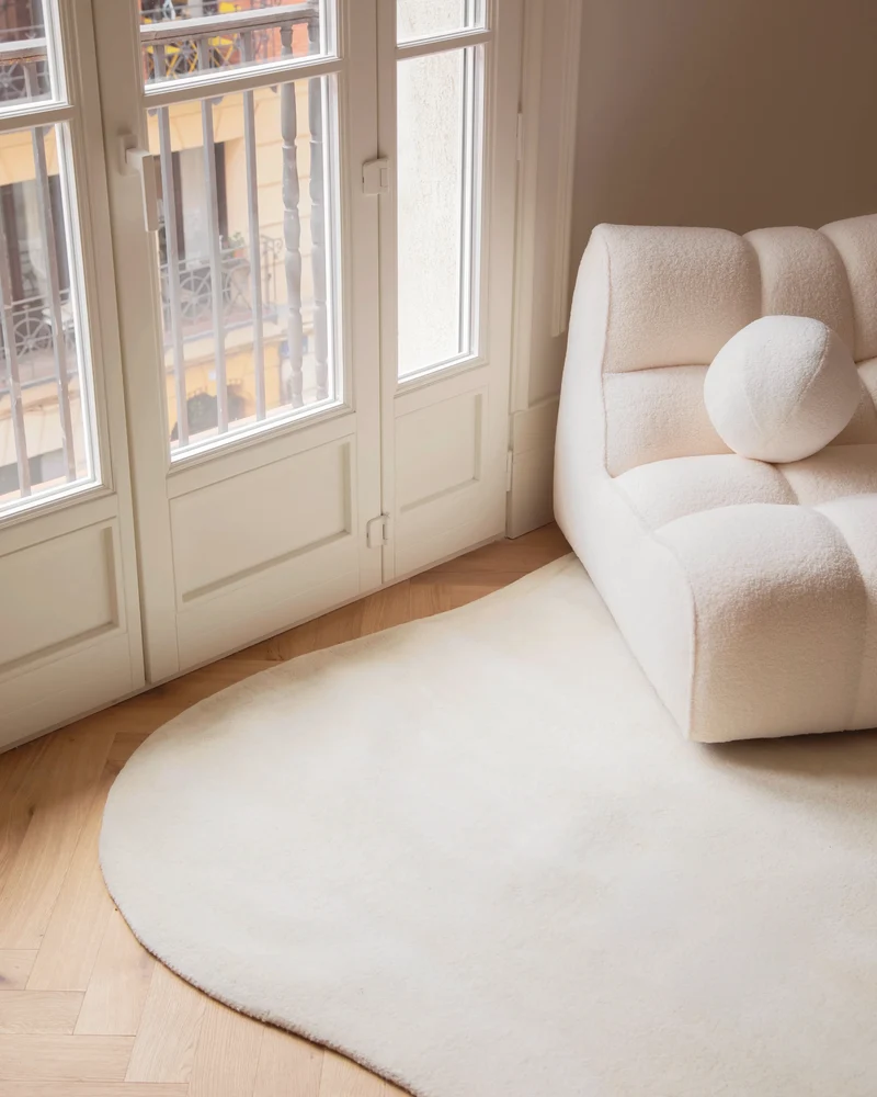 Ondula taupe rug