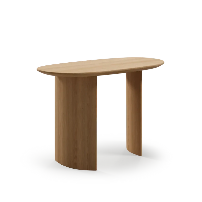 Brisa console in oak or walnut wood