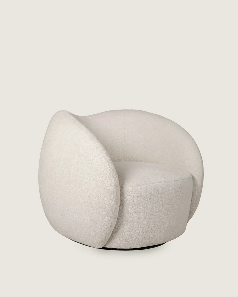 Sofia armchair in Dune fabric