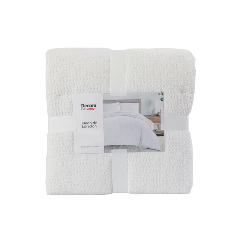 Edredon Blanco Luminoso Senc Micrf
