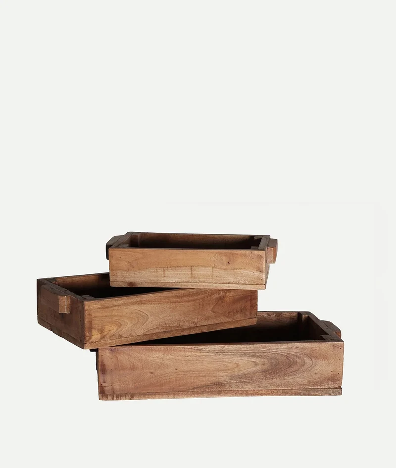 Set of 3 AKVIRAN boxes