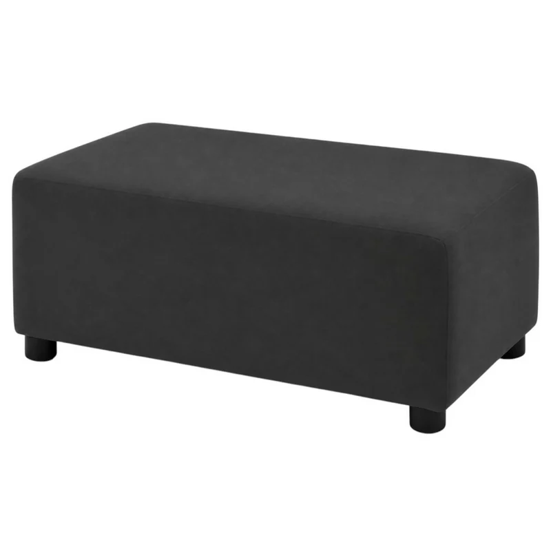 Puff Auxiliar 80x40 Dark Grey Tela