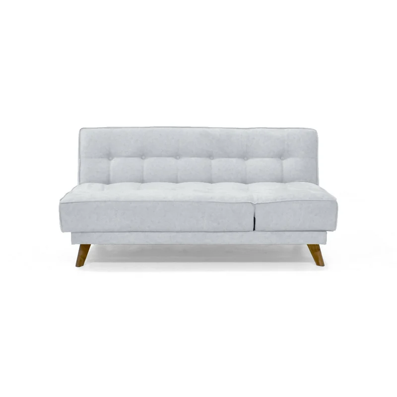 Sofá Cama Petra 177x89x83 Reclinable 5 Posiciones Tela Plata