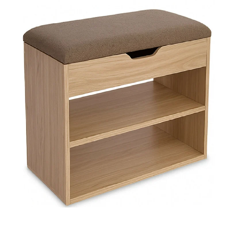 Mueble Organizador Zapatero-Baúl 43x60x30 Madera/Mocca