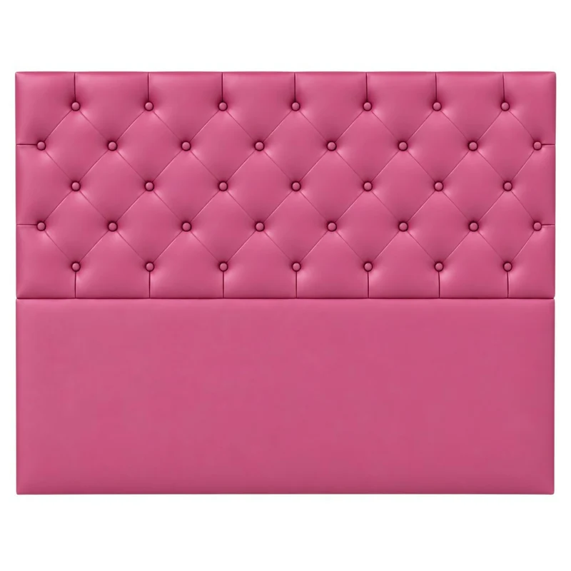 Cabecero King 200x60+55 Rombos Fucsia Sintético