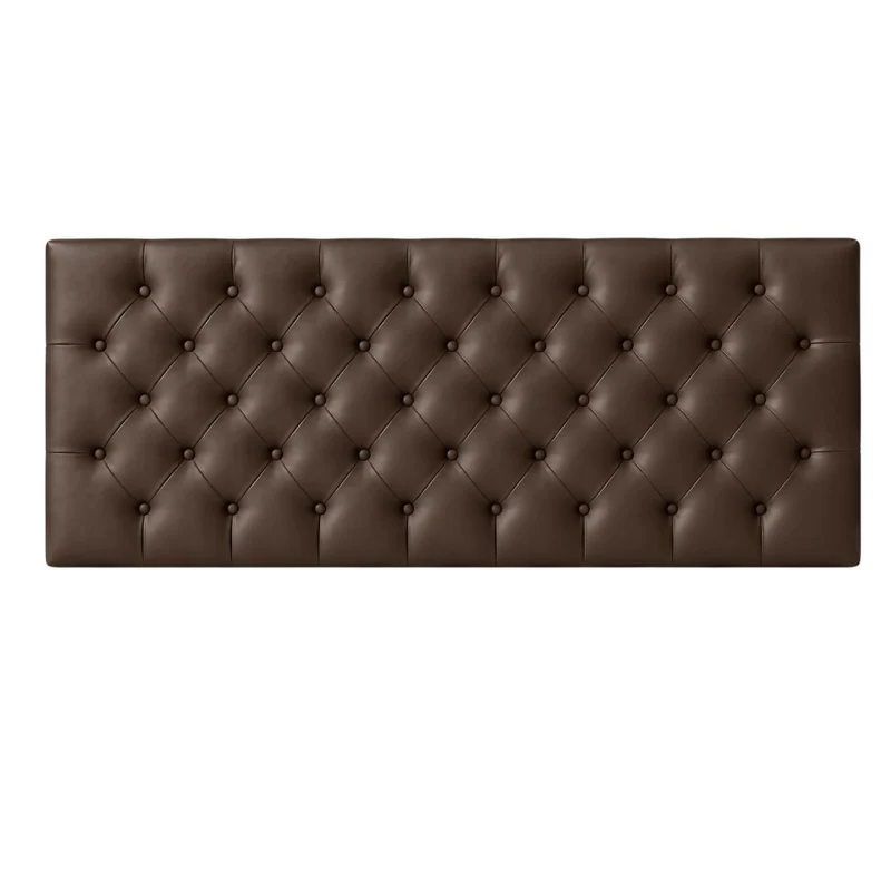 Cabecero King 200x60 Rombos Chocolate Sintético