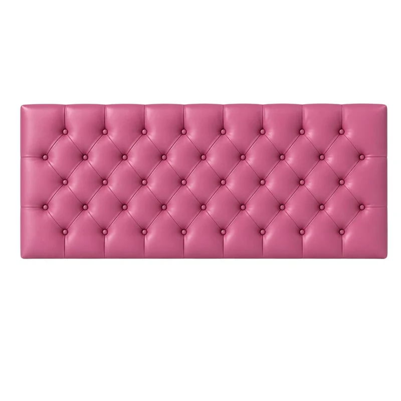 Cabecero Queen 160x60 Rombos Fuscia Sintético