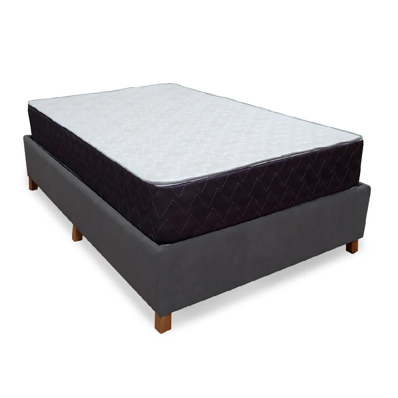 Combo Base Cama y Colchón Muller 140x190 Doble