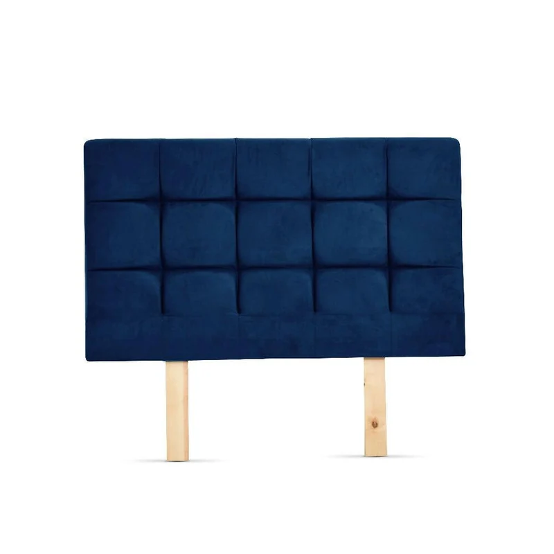 Cabecero Capitoneado Brend Queen Tela Azul
