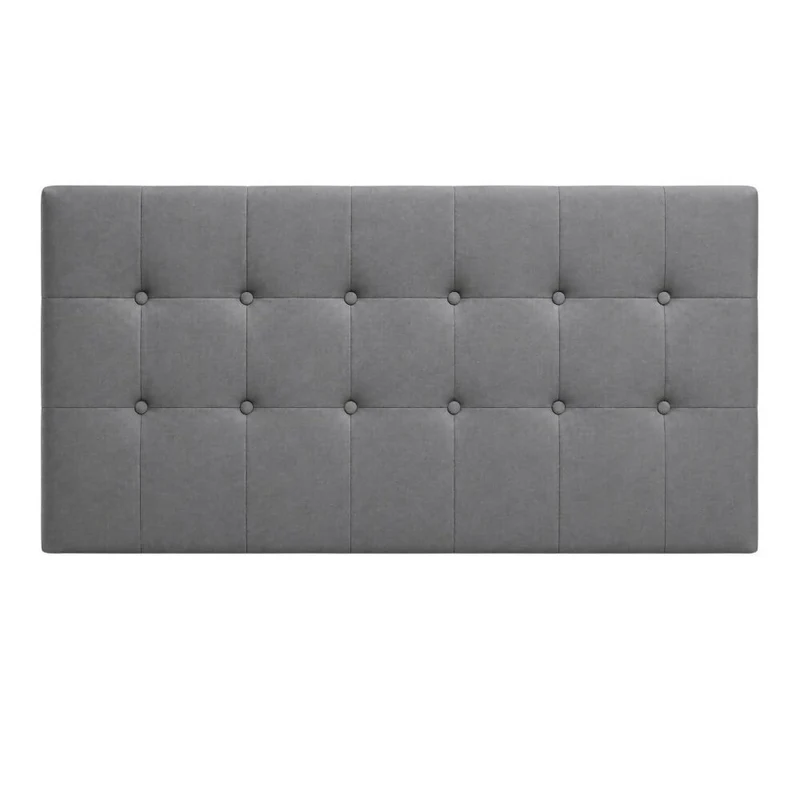 Cabecero Sencillo 100x60 Cuadros Grandes Rojo Tela