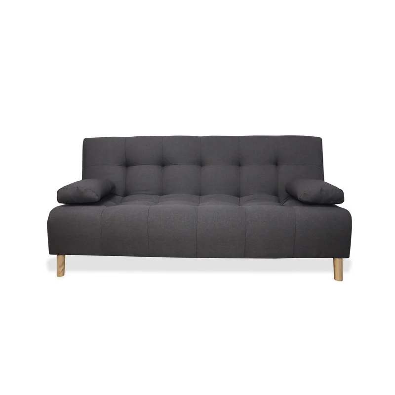 Sofá Cama Sabathy Gris Más Cojines