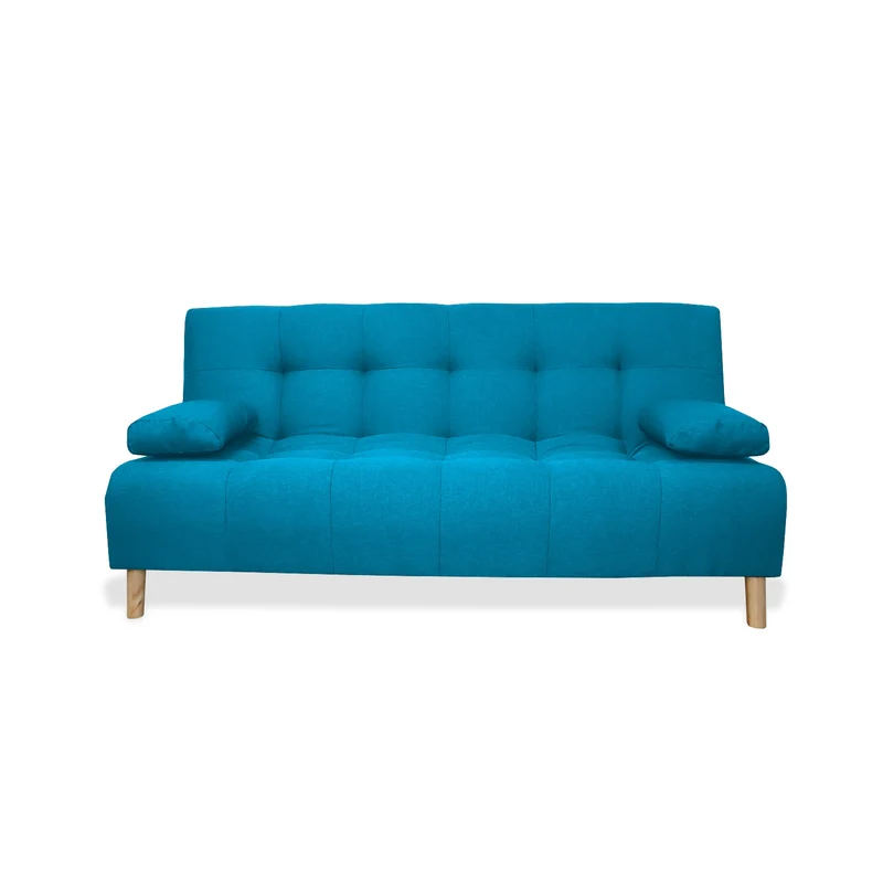 Sofá Cama Sabathy Turquesa Más Cojines