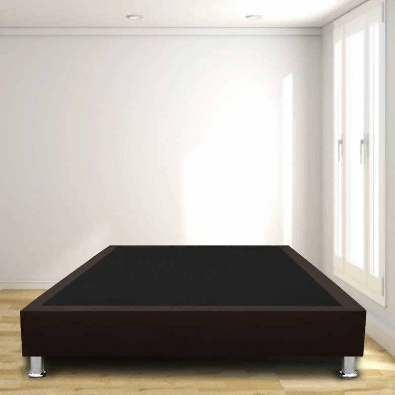 Base Cama Sommier 140x190 Ecocuero Café